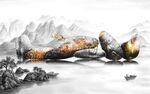 雪地中的奇特生物