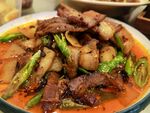 香辣美味的青椒回锅
