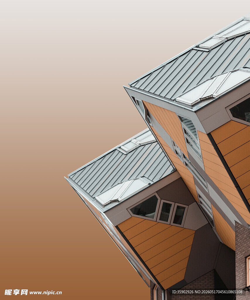 现代独特造型建筑外观