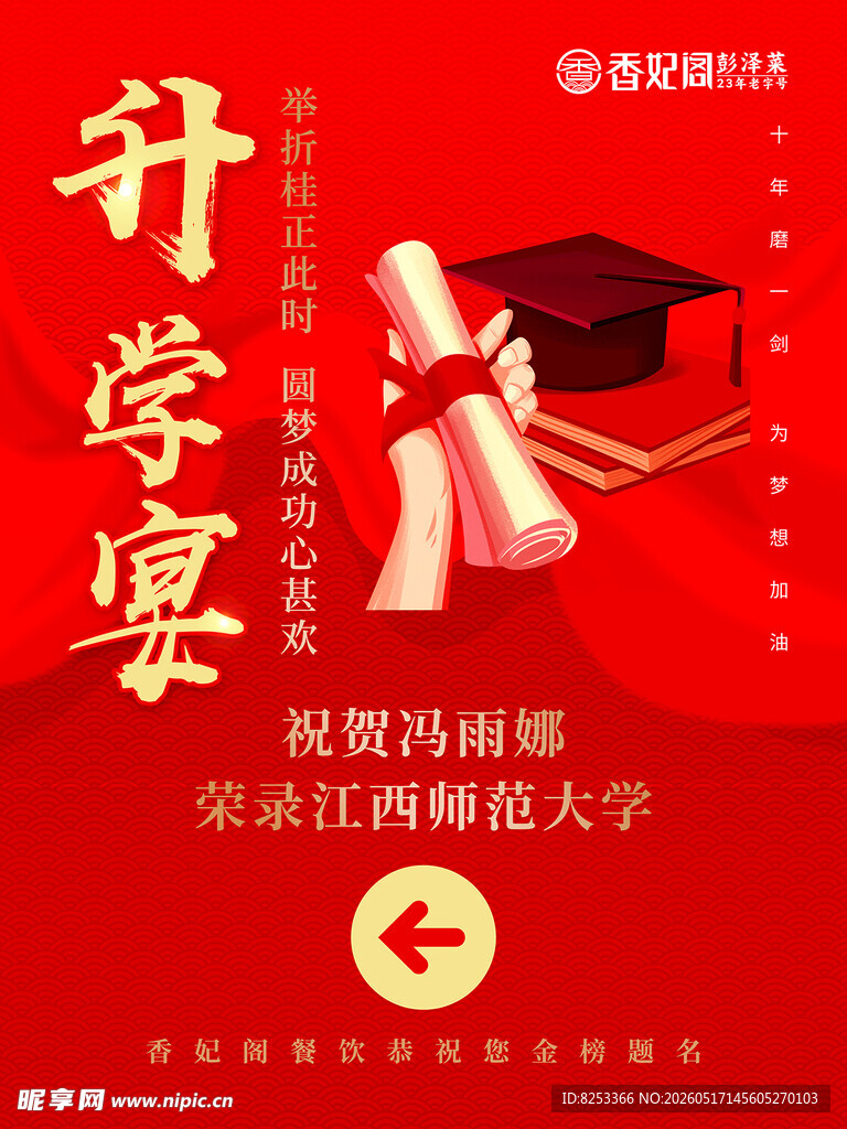 升学宴水牌设计
