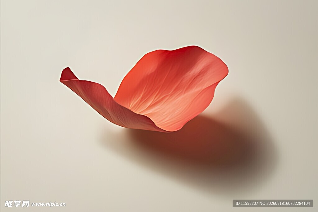 红色花朵花瓣特写