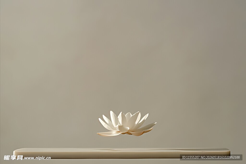 素雅莲花摆件