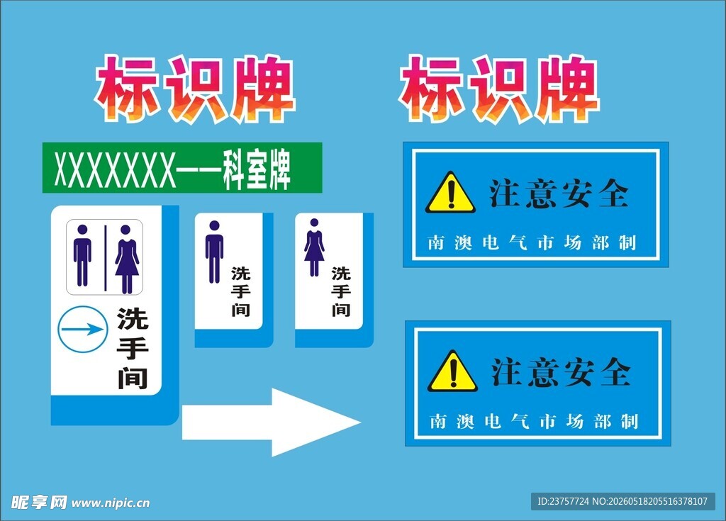 安全标识牌展示