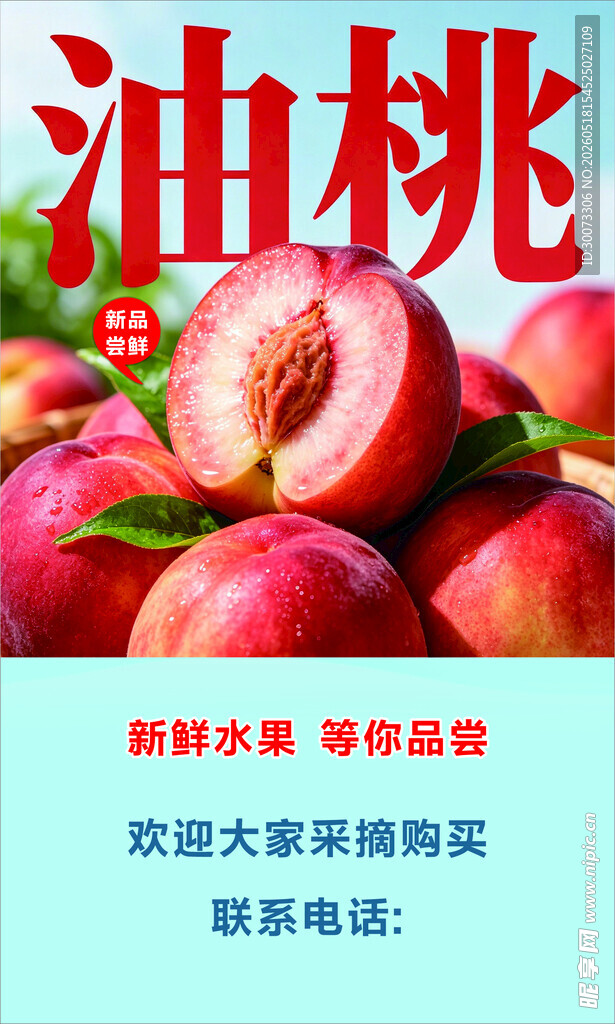 新鲜油桃 美味等你选购