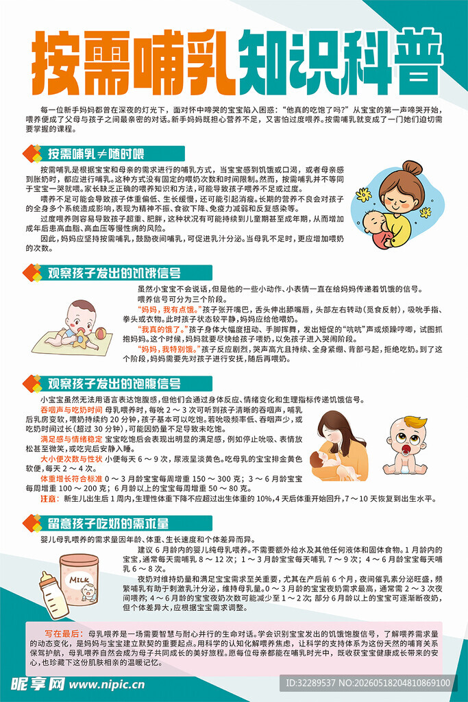 按需哺乳知识科普