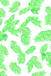 绿色热带植物叶片图案