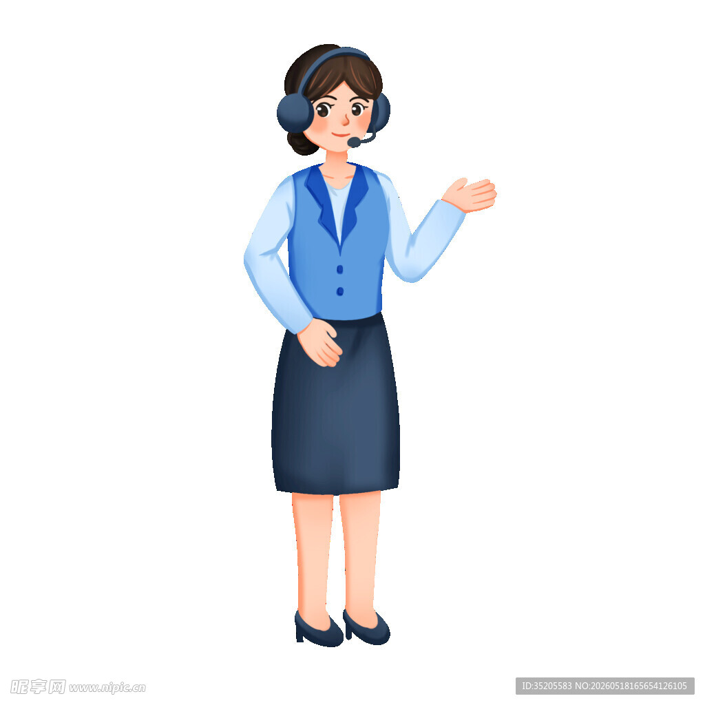 职业女性展示姿态