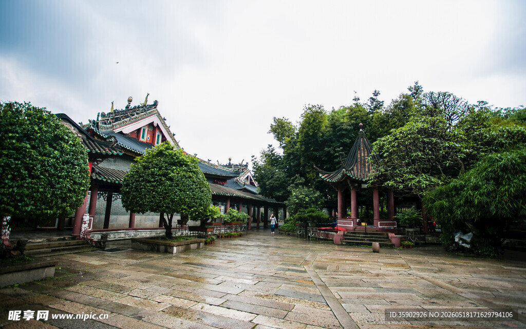 古色古香中式庭院景观