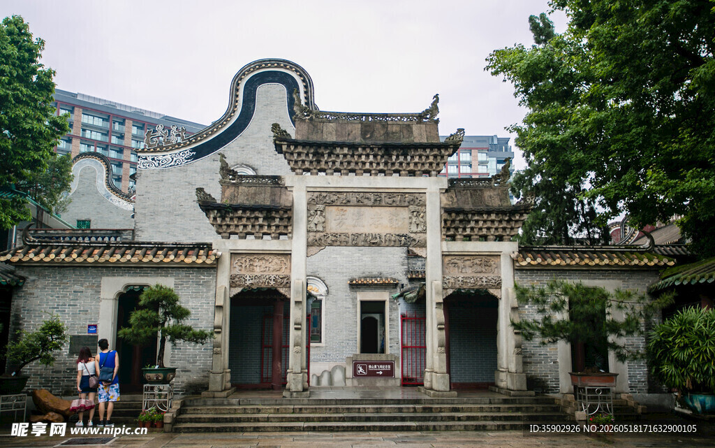中式古建筑古朴典雅韵味浓