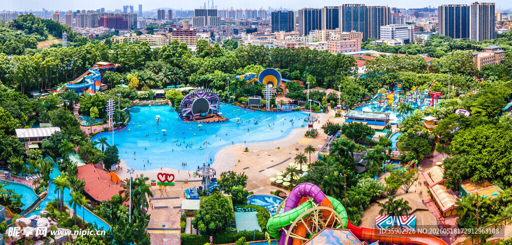 欢乐水上乐园全景