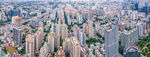 俯瞰繁华都市建筑群