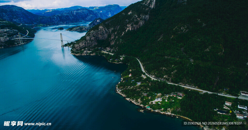壮丽峡湾风光美景