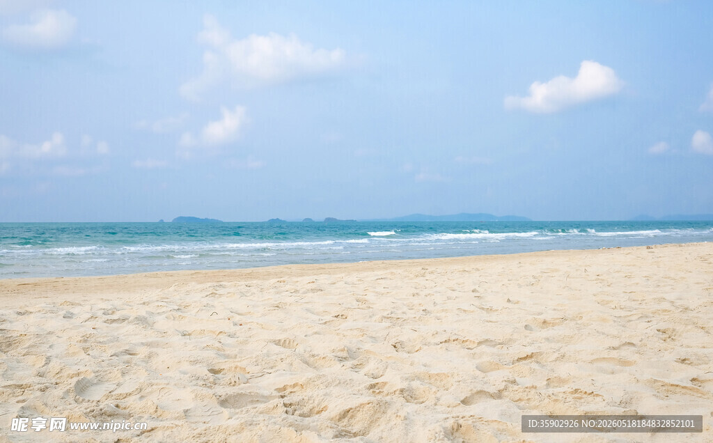 美丽沙滩海景
