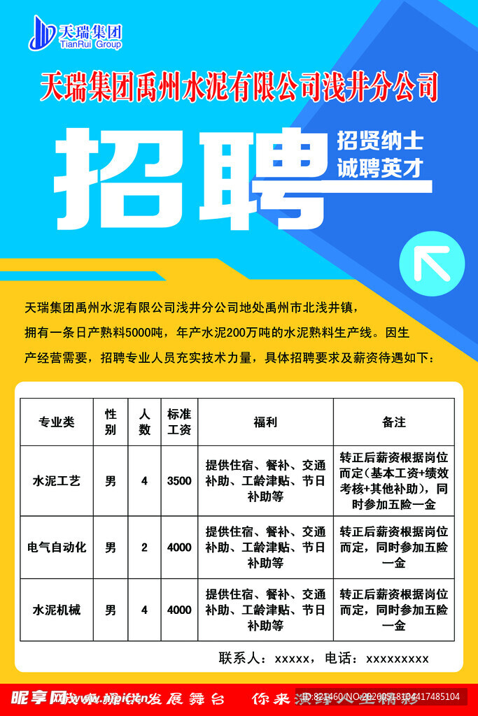 招聘信息海报