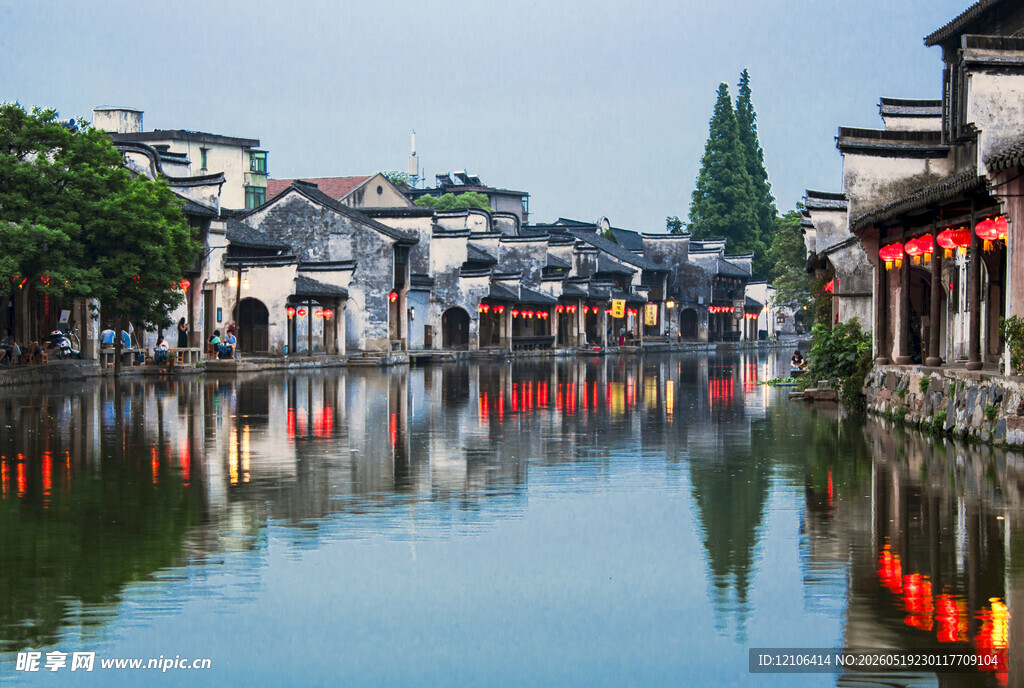 江南水乡古镇静谧美景