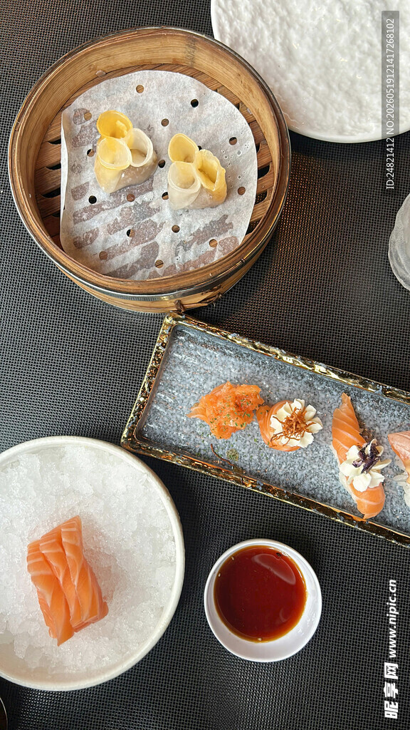 多样中式点心美食展示