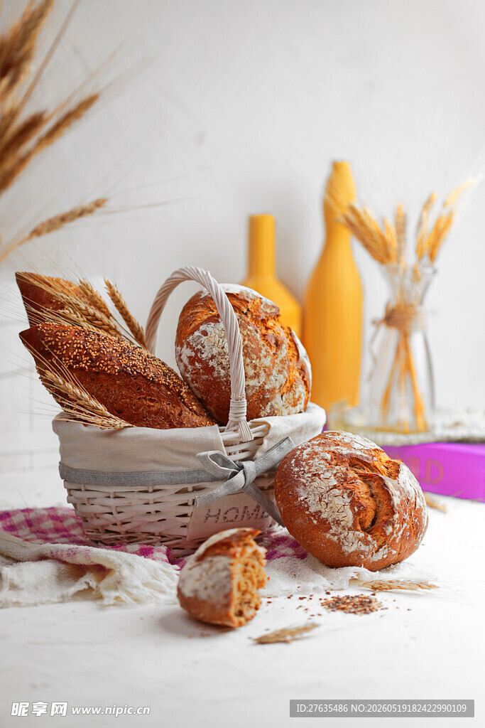 美味面包篮开启味蕾盛宴