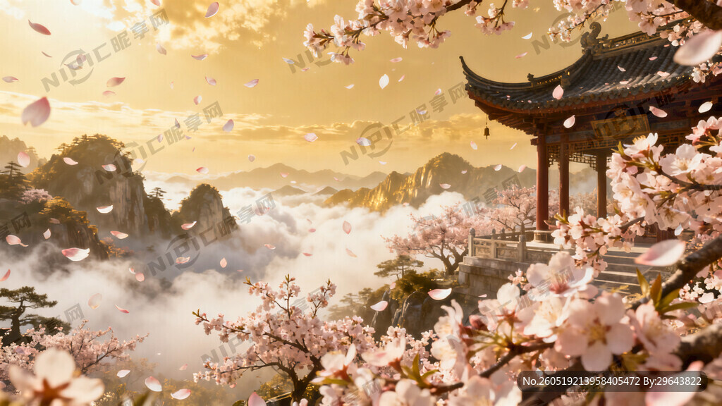 游戏梦幻唯美新中式风景 超高清