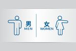 男女厕所标识