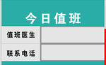 今日值班信息展示