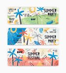 夏日集市横幅设计模板