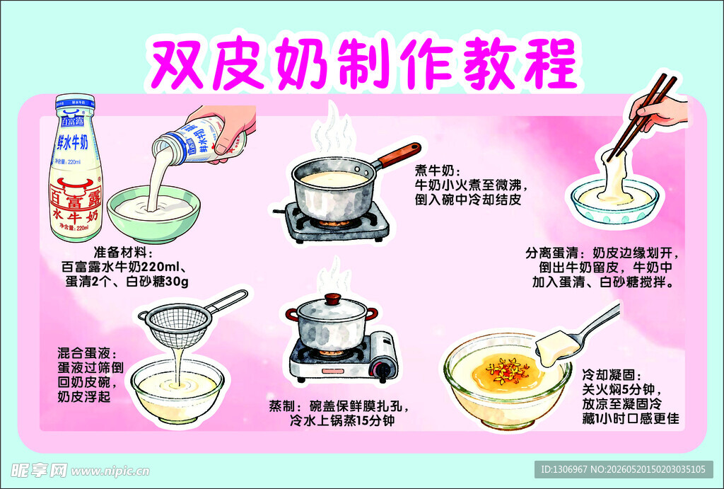 双皮奶制作