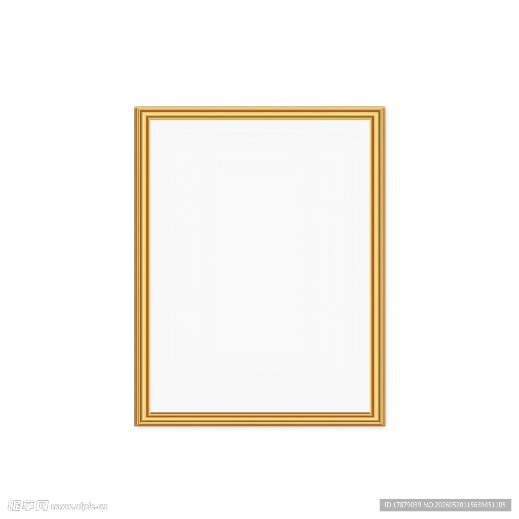 金色方形画框