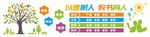 校园背景学校文化墙展板背景图案