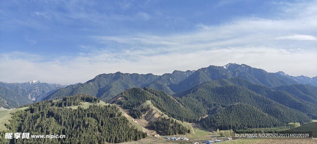 壮丽山峦风景