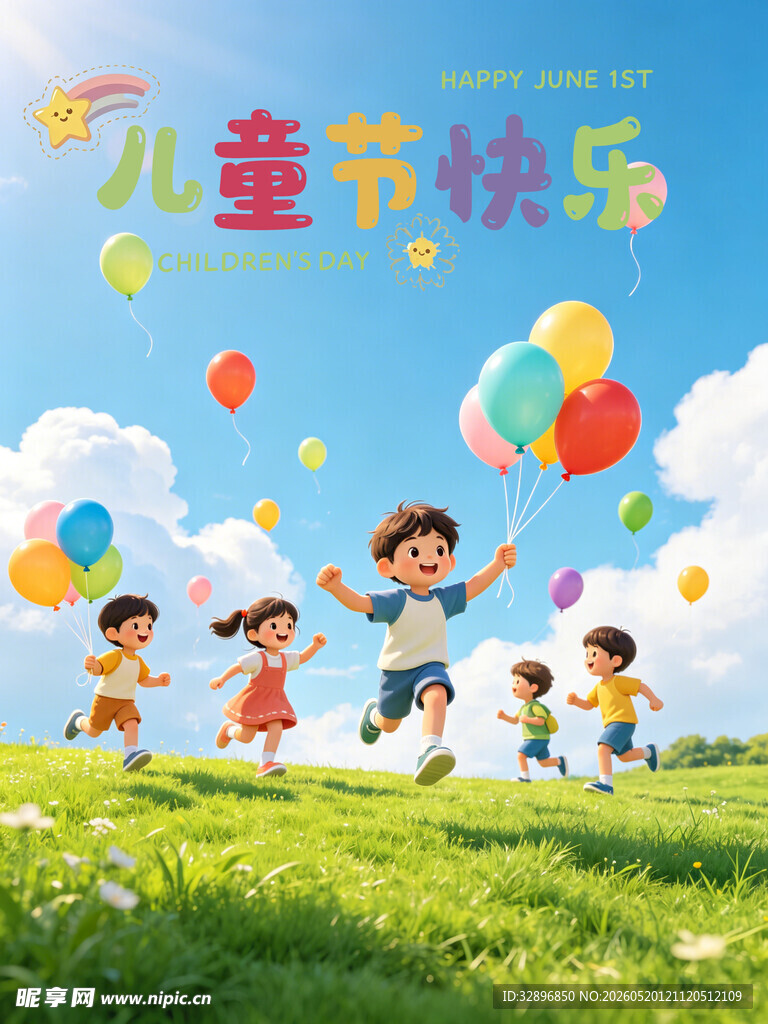 儿童节快乐场景