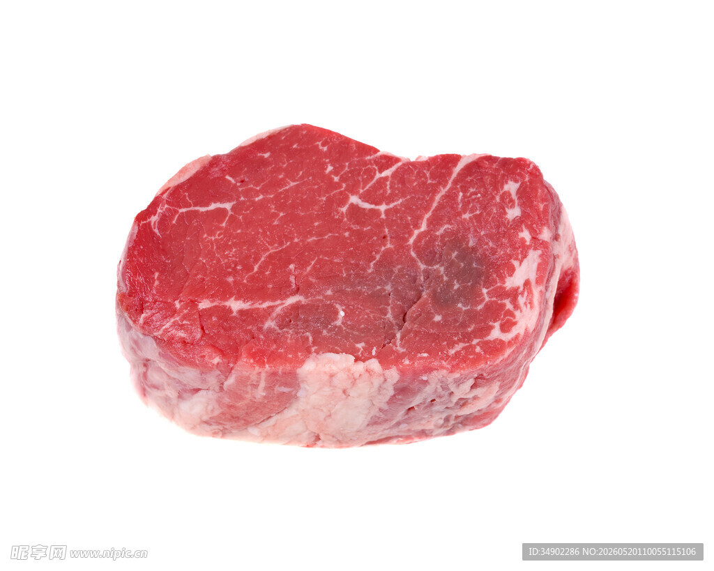 新鲜生牛肉牛排食材