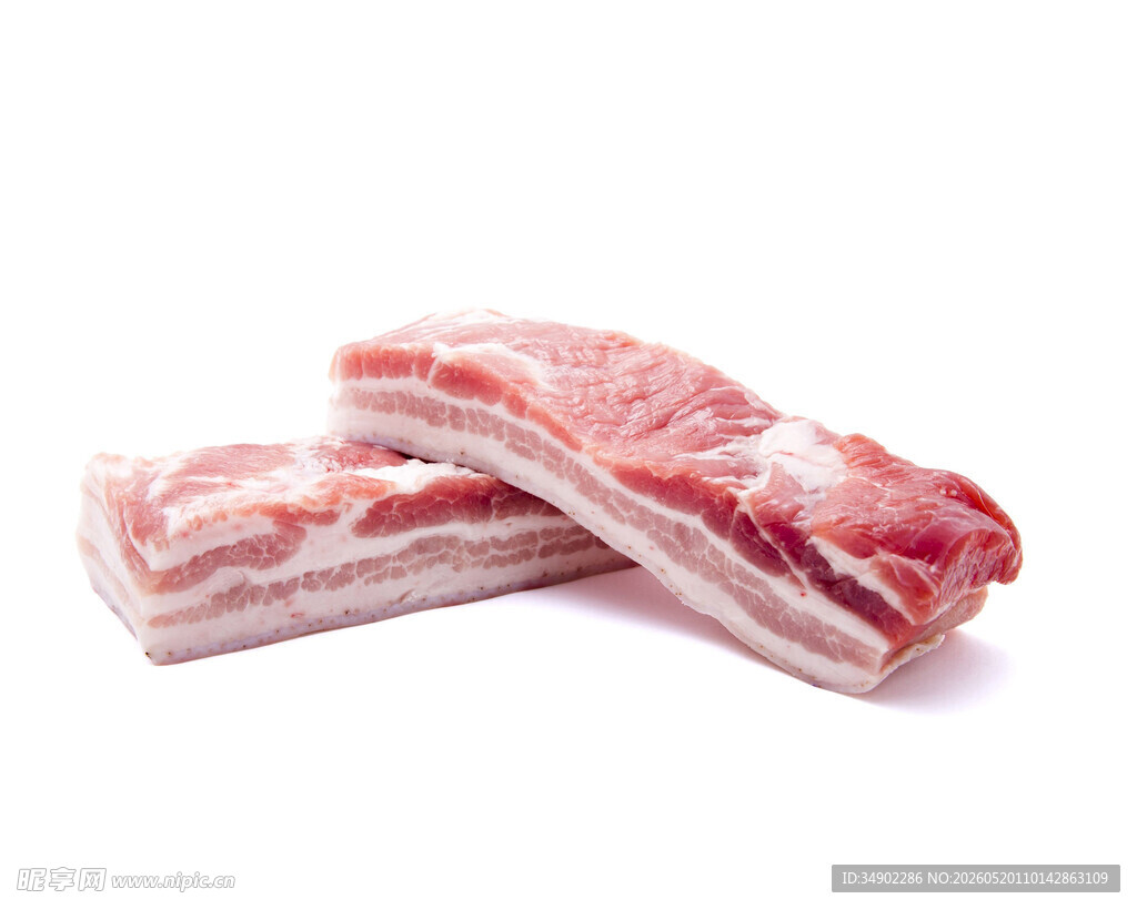 新鲜五花肉