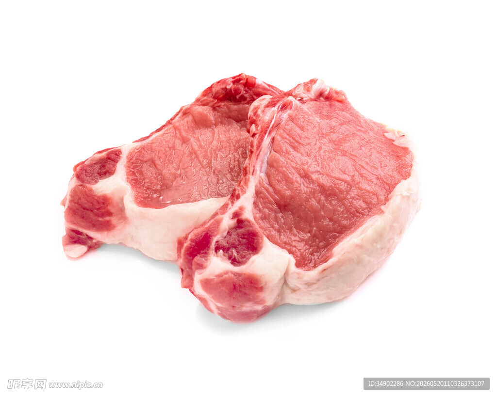 新鲜生猪肉排骨