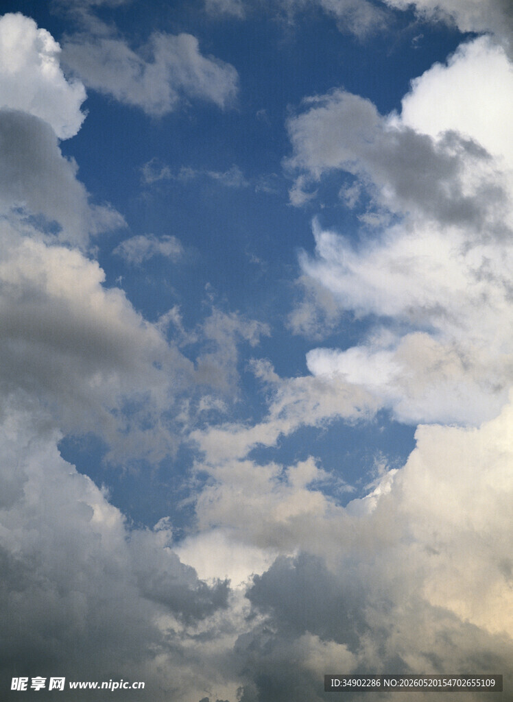 蓝天白云美景