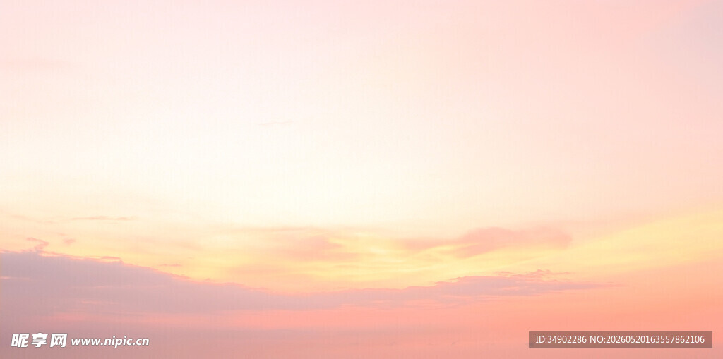 绚丽晚霞天空美景