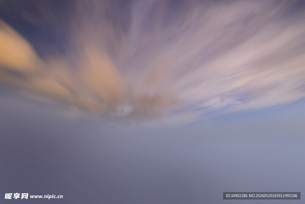 梦幻天空中的流云
