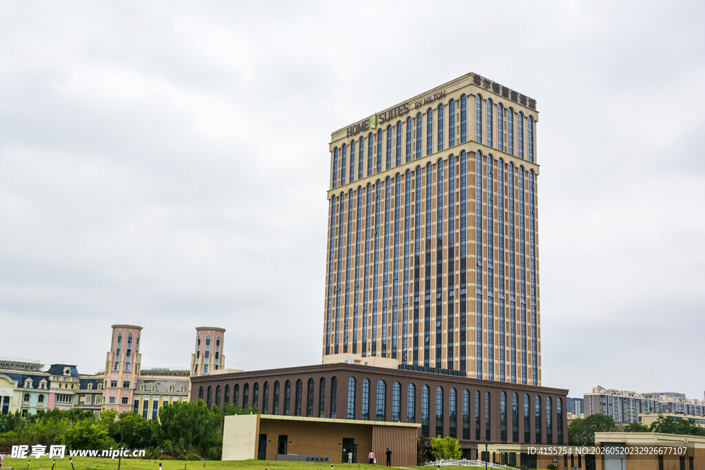 现代高楼大厦外观风貌