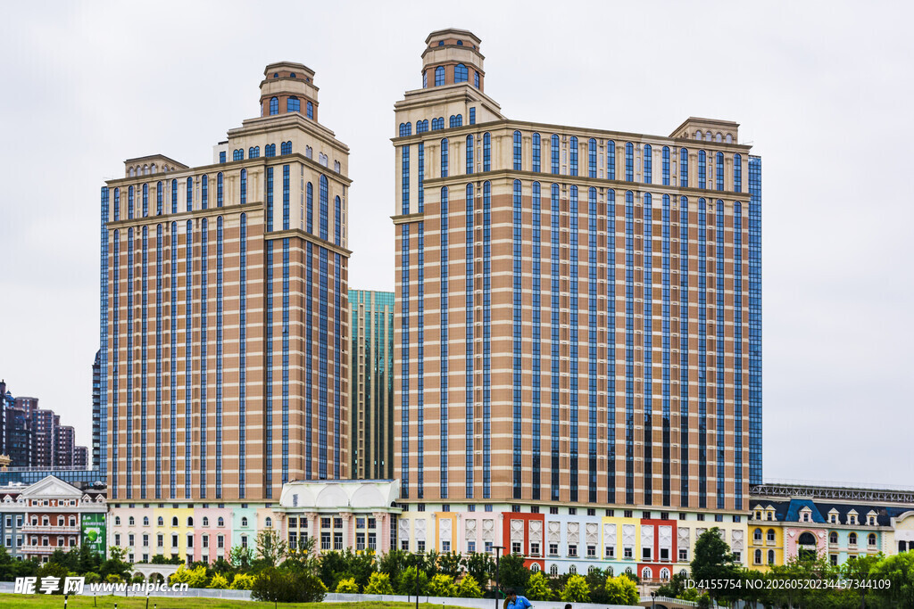 澳门豪华高楼建筑景观