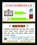 铝合金门窗铁艺名片