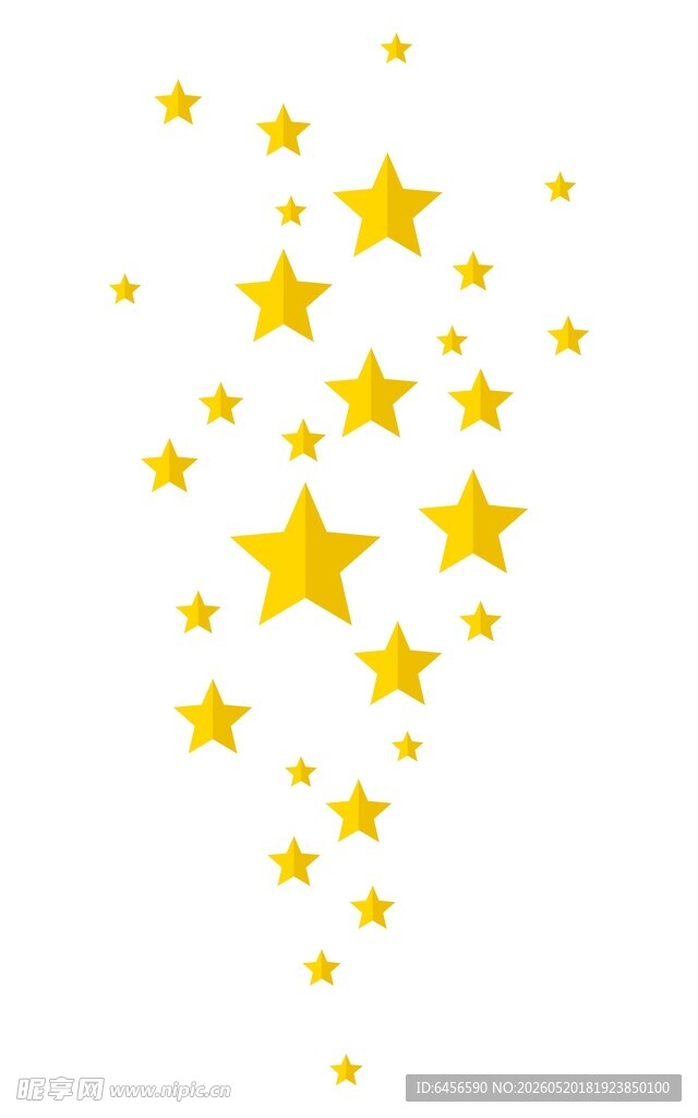 黄色星星素材