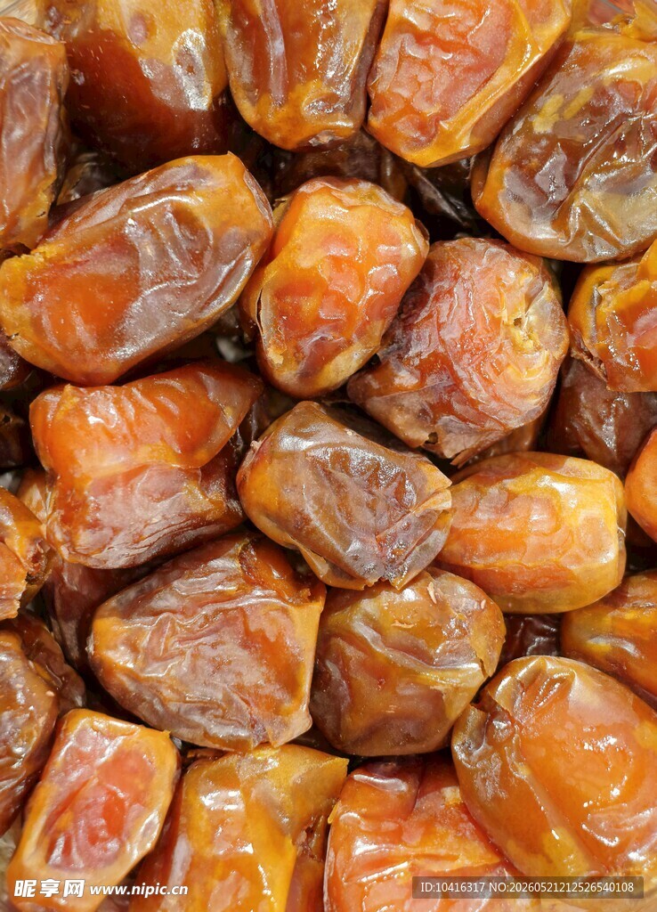 黄色干椰枣