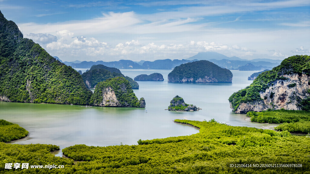 美丽海湾风光