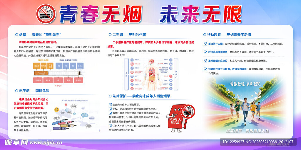 青春无限未来可期宣传栏