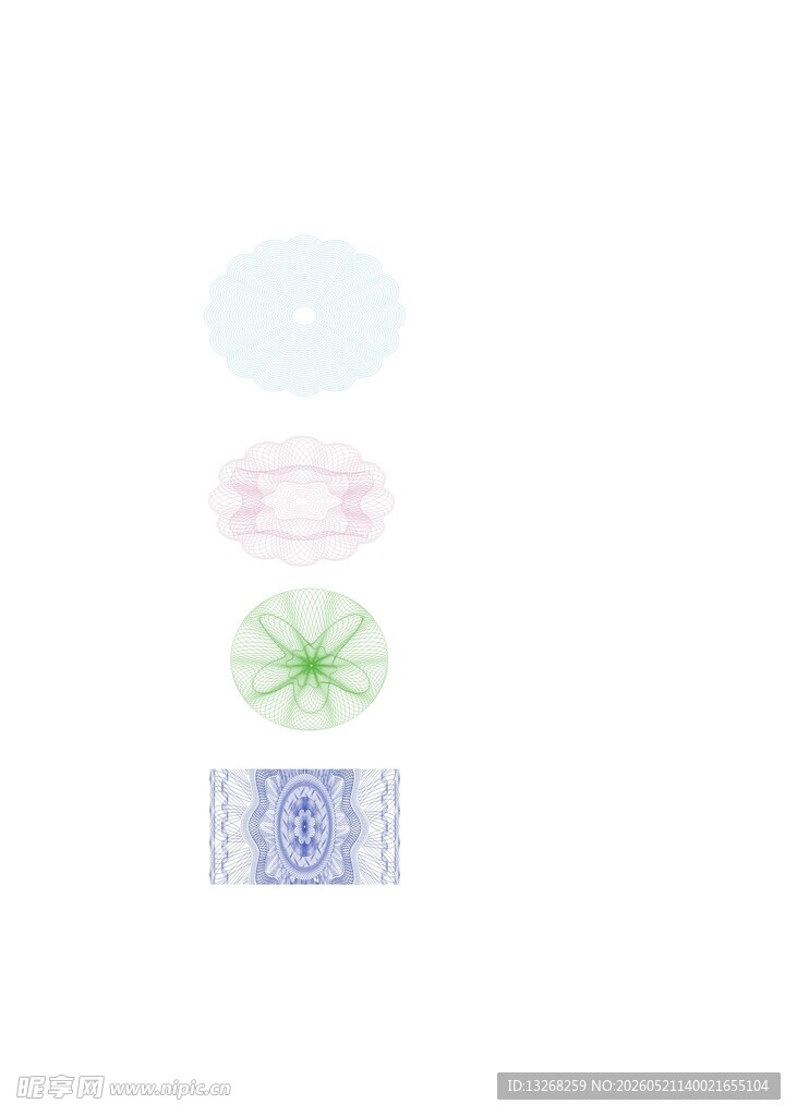 多彩花纹