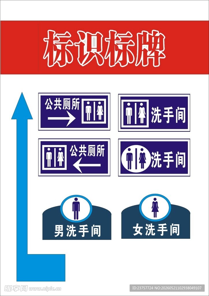标识标牌指示图