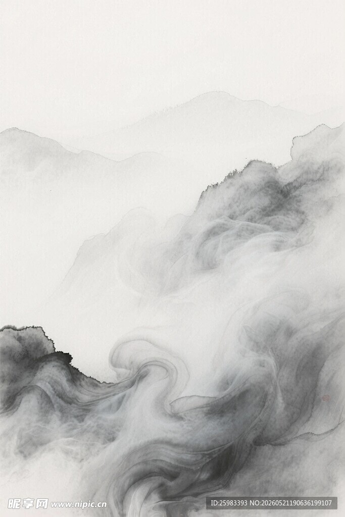 水墨云雾背景