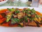 葱蒜回锅肉