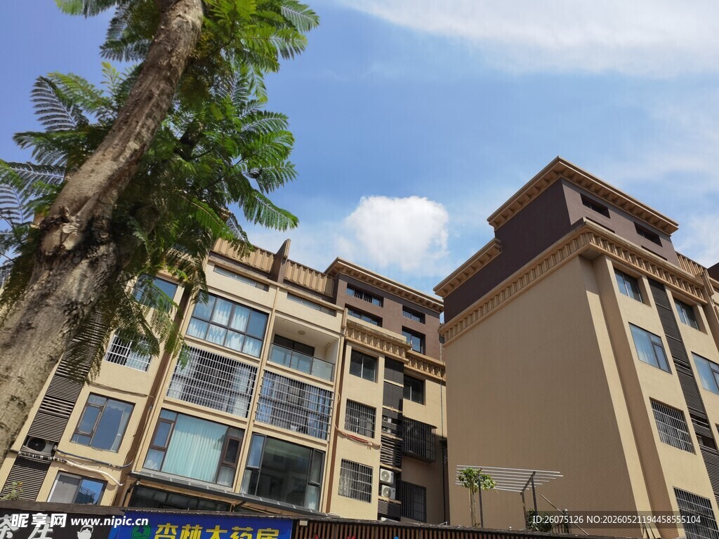 现代风格多层居民住宅楼
