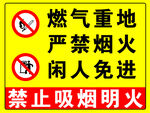 燃气重地严禁烟火警示牌