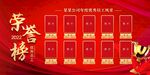 荣誉榜展示企业杰出成就